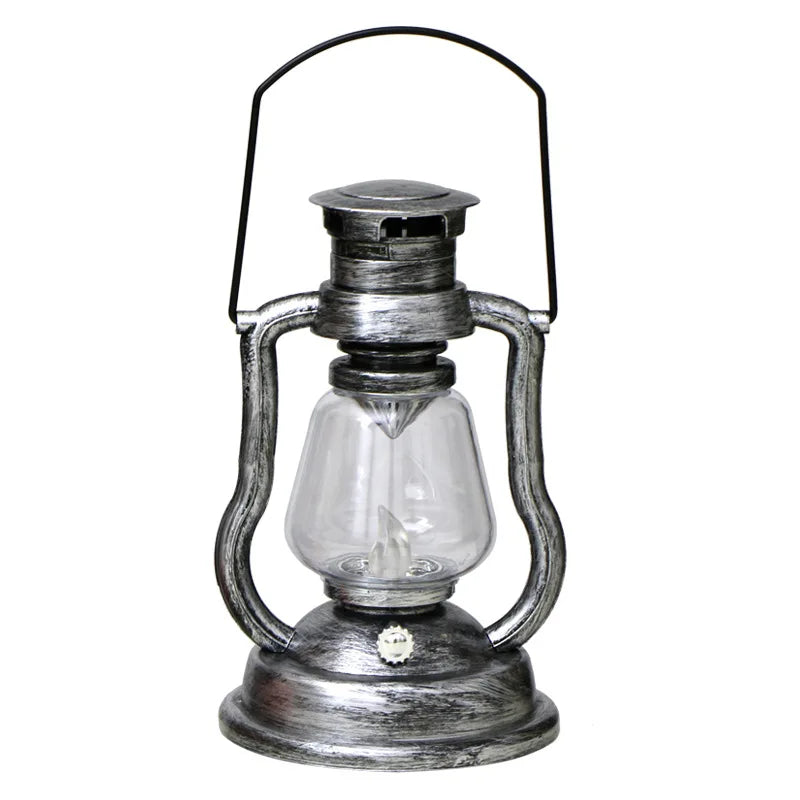 Kerosene Lamp Solar Power LED Light Flameless Lantern
