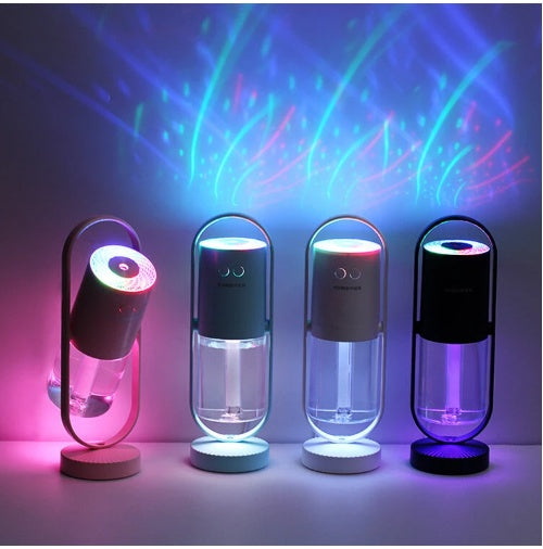 Magic Shadow USB Air Humidifier with Night Light & Mist