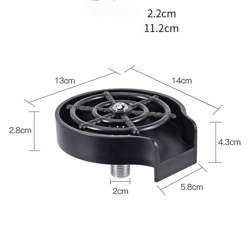 High-Pressure Sink Cup Washer for Bar & Kitchen Use