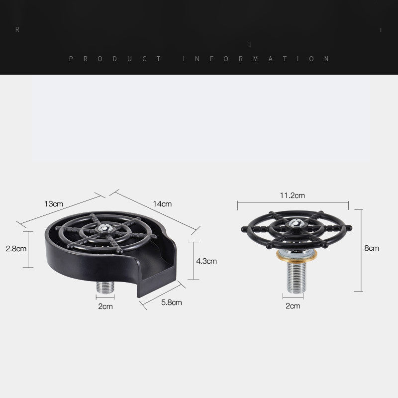 High-Pressure Sink Cup Washer for Bar & Kitchen Use