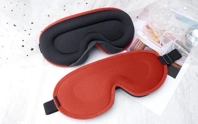 3D Memory Foam Sleep Mask – Light Blocking Eyepatch for Deeper Sleep