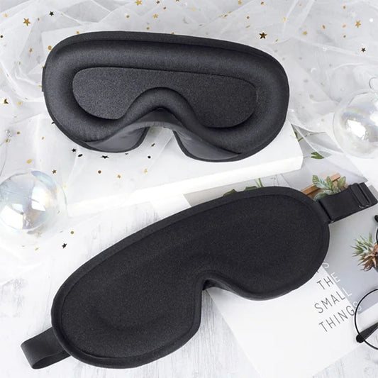 3D Memory Foam Sleep Mask – Light Blocking Eyepatch for Deeper Sleep