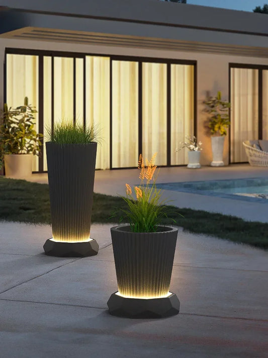 LED Illuminated Flower Pot – Light-Up Planter for Indoors & Outdoors
