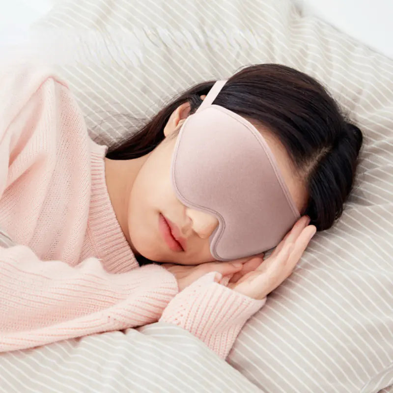 3D Memory Foam Sleep Mask – Light Blocking Eyepatch for Deeper Sleep